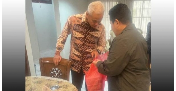 Terungkap, Ini Yang Dibahas Erick-Ganjar Saat Ketemuan, Rabu Lalu Foto : Ist