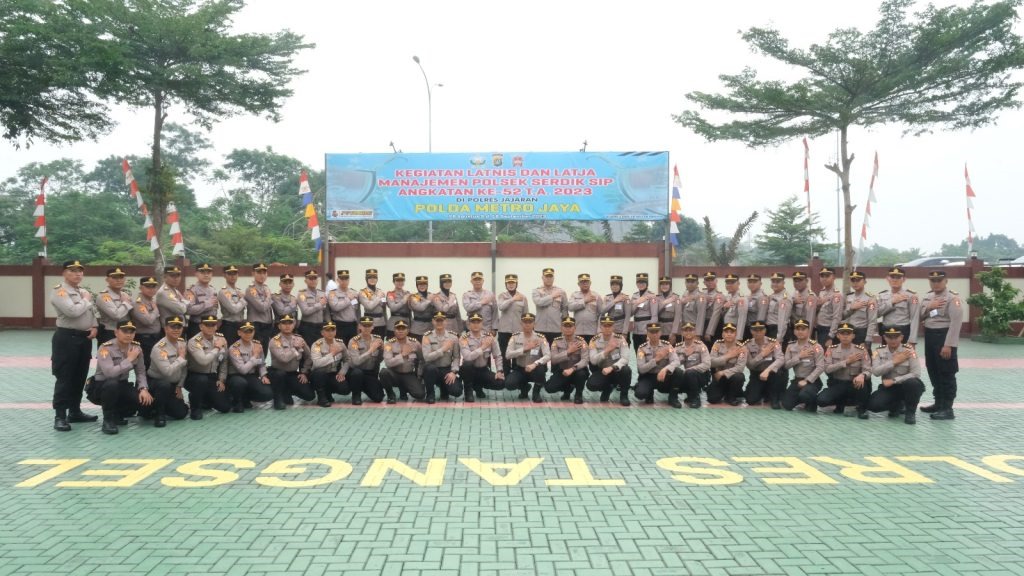 47 Calon Inspektur Polisi Latihan Manajemen Polsek Foto : Ist