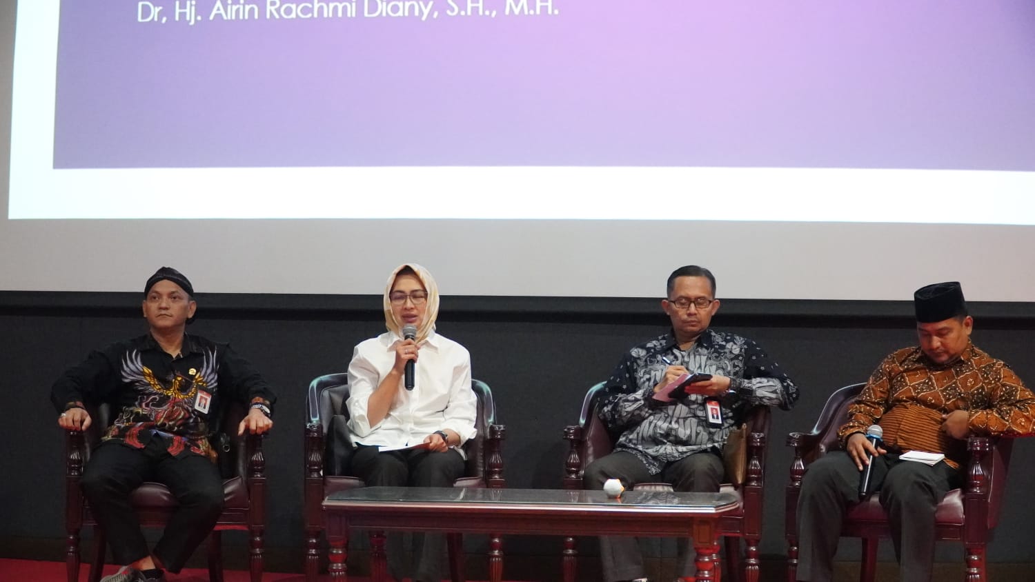 Airin Sebut Pentingnya Indoktrinasi Ideologi Pancasila Kepada Generasi Bangsa Foto : Ist