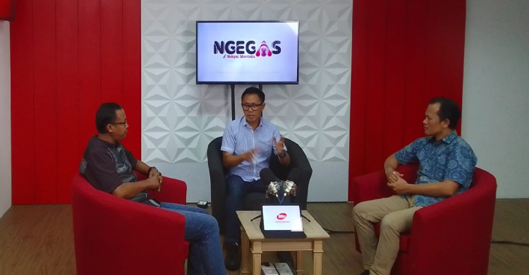 Alasan PAN Dukung Prabowo Ketua DPW PAN DKI Eko Hendro Purnomo saat podcast. Foto : RM