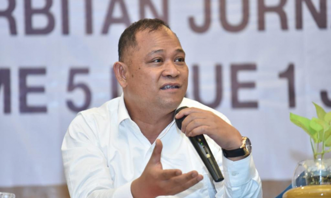 Cegah Politisasi Identitas Angota Bawaslu Totok Hariyono. Foto : Ist