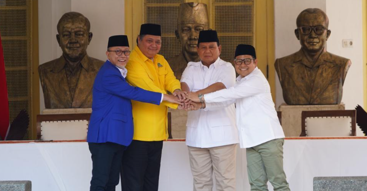 Elektabilitasnya Turun, Koalisi Gemuk Belum Ngefek Ke Prabowo Foto : Ist