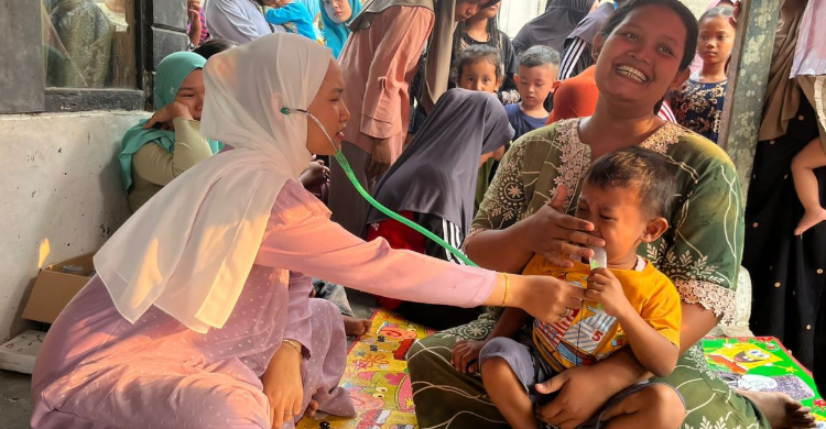 Ganjar Milenial Dukung Pelaksanaan Rumah Gizi Untuk Cegah Stunting di Pandeglang Foto : Ist