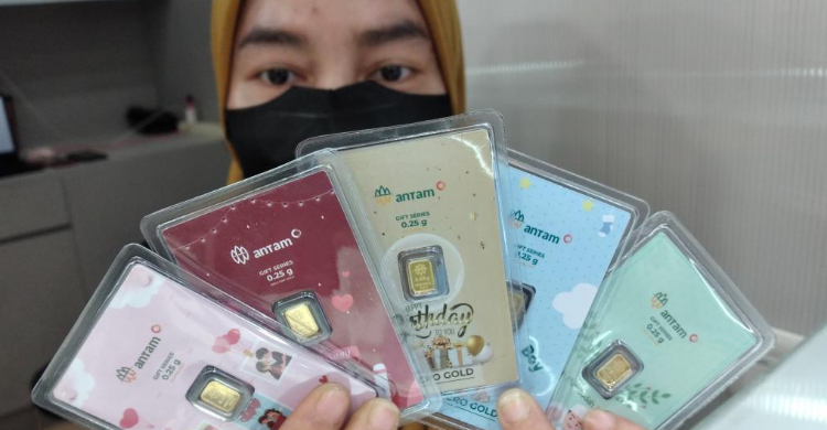 Harga Emas Naik Rp 7.000 Jadi Di Rp 1.077.000 Per Gram Foto : Ist