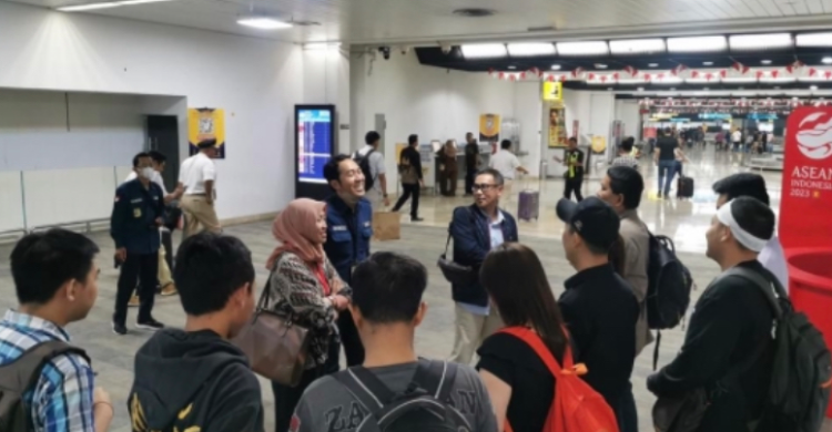 Kemlu Pulangkan 9 Korban TPPO Online Scamming Dari Yangon, Myanmar Foto : Ist