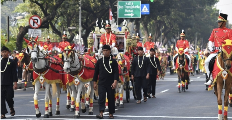 Kereta Ki Jaga Rasa, Sang Pembawa Bendera Pusaka Dan Teks Proklamasi Foto : Ist