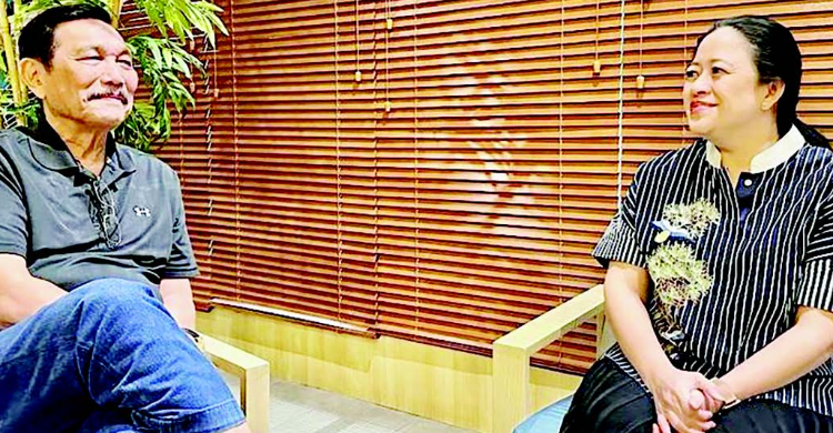 Ketemu Di Jakarta, Puan-Luhut Tertawa Lepas Foto : Ist