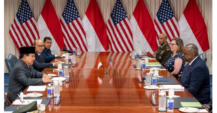 Kini, Prabowo Disanjung Amerika Foto : Ist