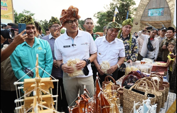 Menparekraf Apresiasi Perkembangan Pariwisata dan Ekonomi Kreatif Provinsi Banten Foto : Ist