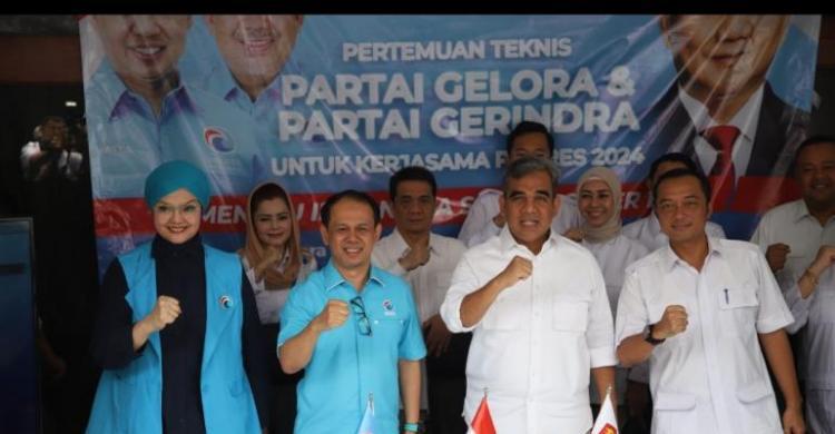 Partai Gelora Resmi Dukung Prabowo 2 September Di Djakarta Theater Foto ': Ist