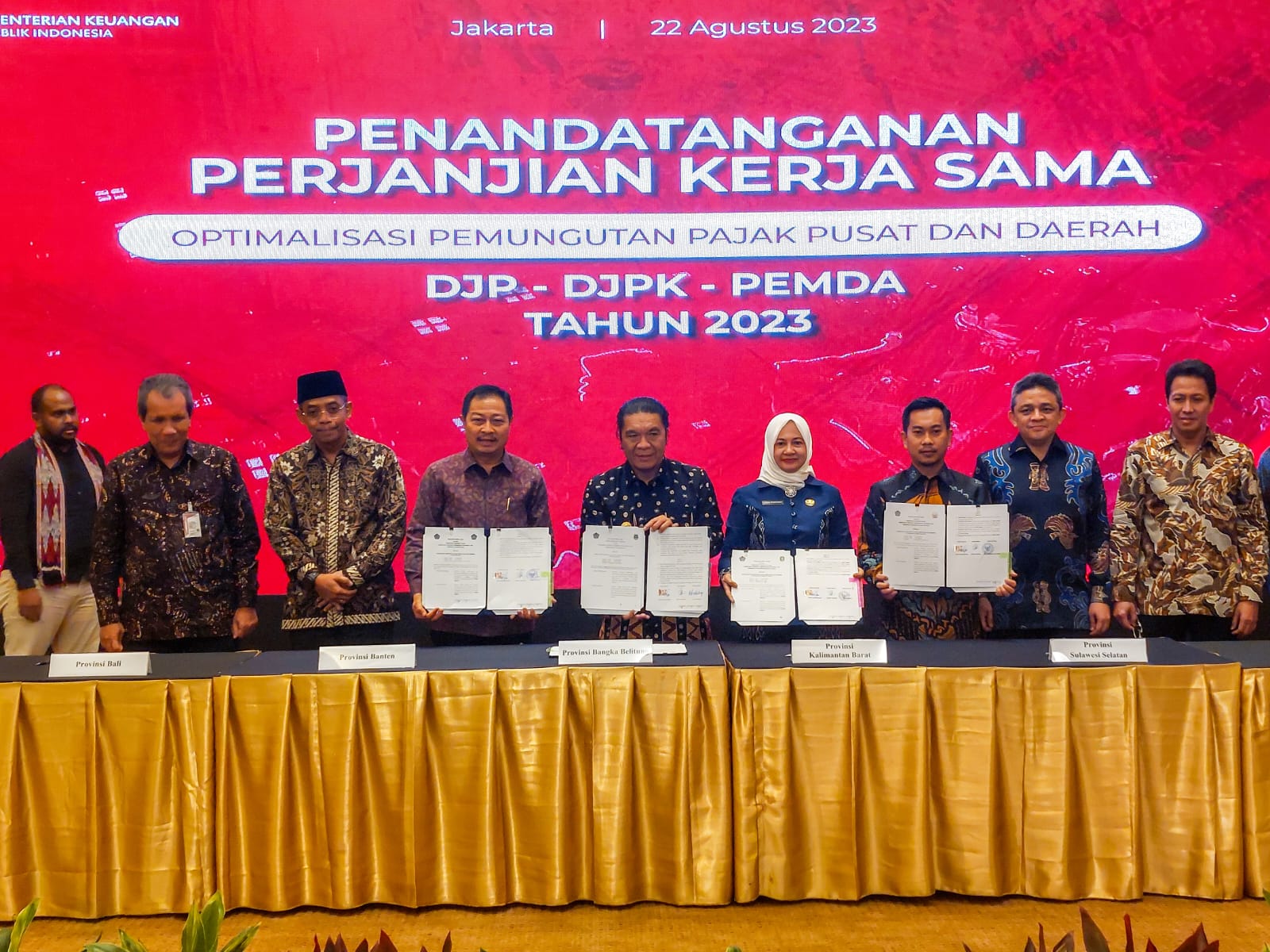 Pemerintah Daerah Siap Berkolaborasi Dalam Optimalisasi Pemungutan Pajak Foto : Humas Pemprov