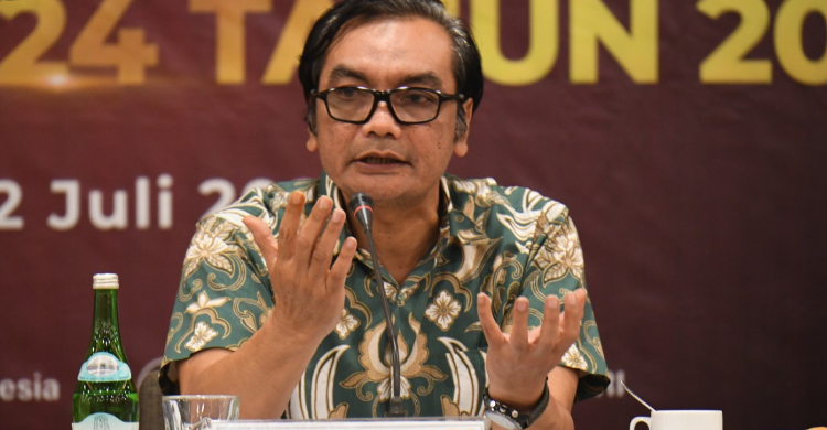 Persiapan Pilkada Serentak 2024 Komisioner Komisi Pemilihan Umum KPU Bidang Perencanaan Keuangan Umum Rumah Tangga dan Logistik Yulianto Sudrajat. Foto : Ist