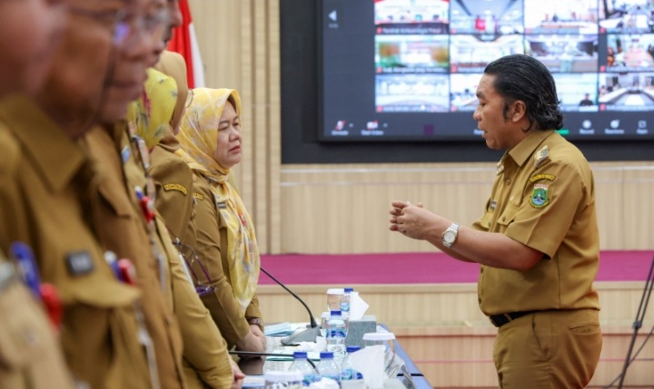 Pj Gubernur Banten Al Muktabar : Inflasi Terkendali Foto : Humas Pemprov