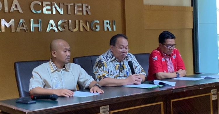 PK-nya Soal Demokrat Ditolak MA Jubir MA saat menggelar konferensi pers. Foto : Ist
