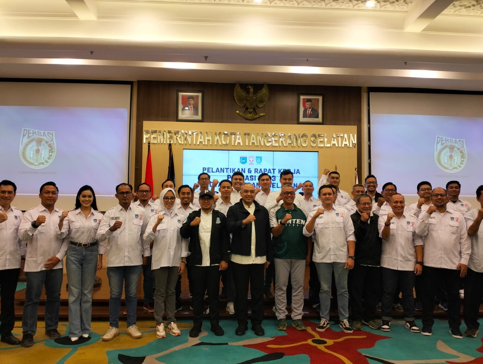 Resmi Dilantik, Perbasi Tangsel Bertekad Tingkatkan Pembinaan Atlet Usia Dini Foto : Ist