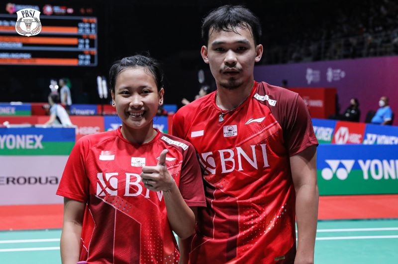 Rinov/Pitha dan Adnan/Nita Lolos 16 Besar Australia Open 2023 Ganda campuran Indonesia Rinov/Pitha. Foto : Ist