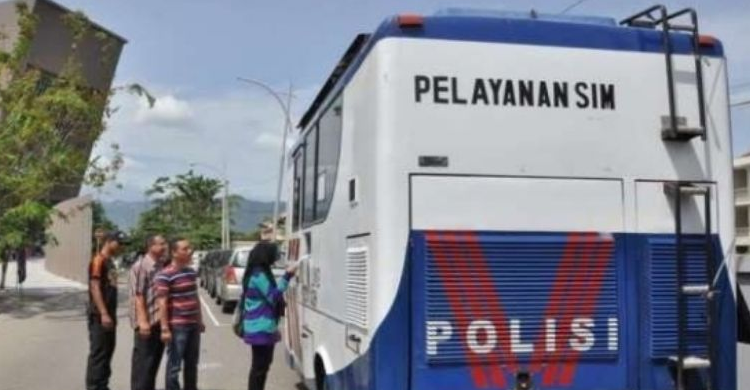 SIM Keliling Tangerang Kota 9 Agustus, Hadir Di Giant Kreo Larangan Foto : Ist