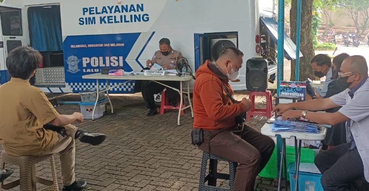 SIM Keliling Tangsel Selasa 1 Agustus, Cek Disini Lokasinya Foto : Ist