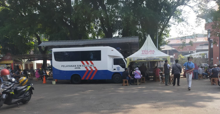SIM Keliling Tangsel Selasa 29 Agustus, Cek Disini Lokasinya Foto : Ist