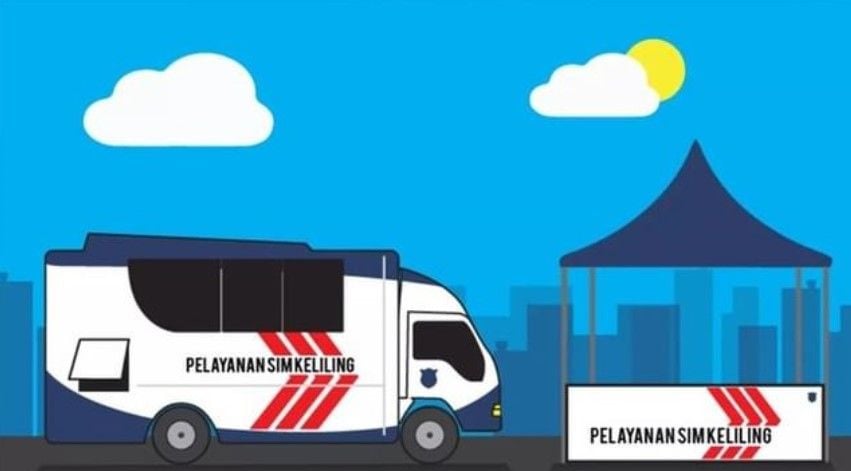 SIM Keliling Tangsel Senin 14 Agustus, Cek Disini Lokasinya Foto : Ist