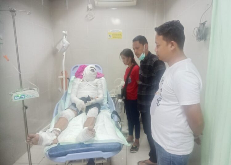 Tabung Gas Meledak, Pemilik Rumah Terluka Bakar Berat Foto : Ist