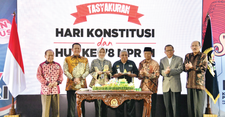 Tasyakuran Hari Konstitusi Dan HUT Ke-78 MPR Foto : Ist
