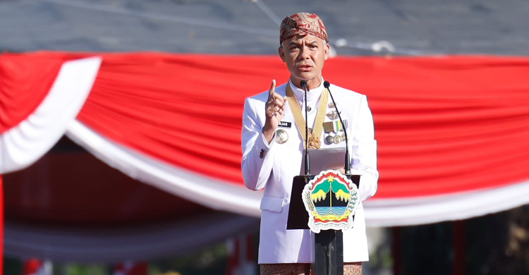 Top Of Mind Litbang Kompas, Ganjar Meroket 34,1 Persen, Ungguli Prabowo Dan Anies Foto : Ist