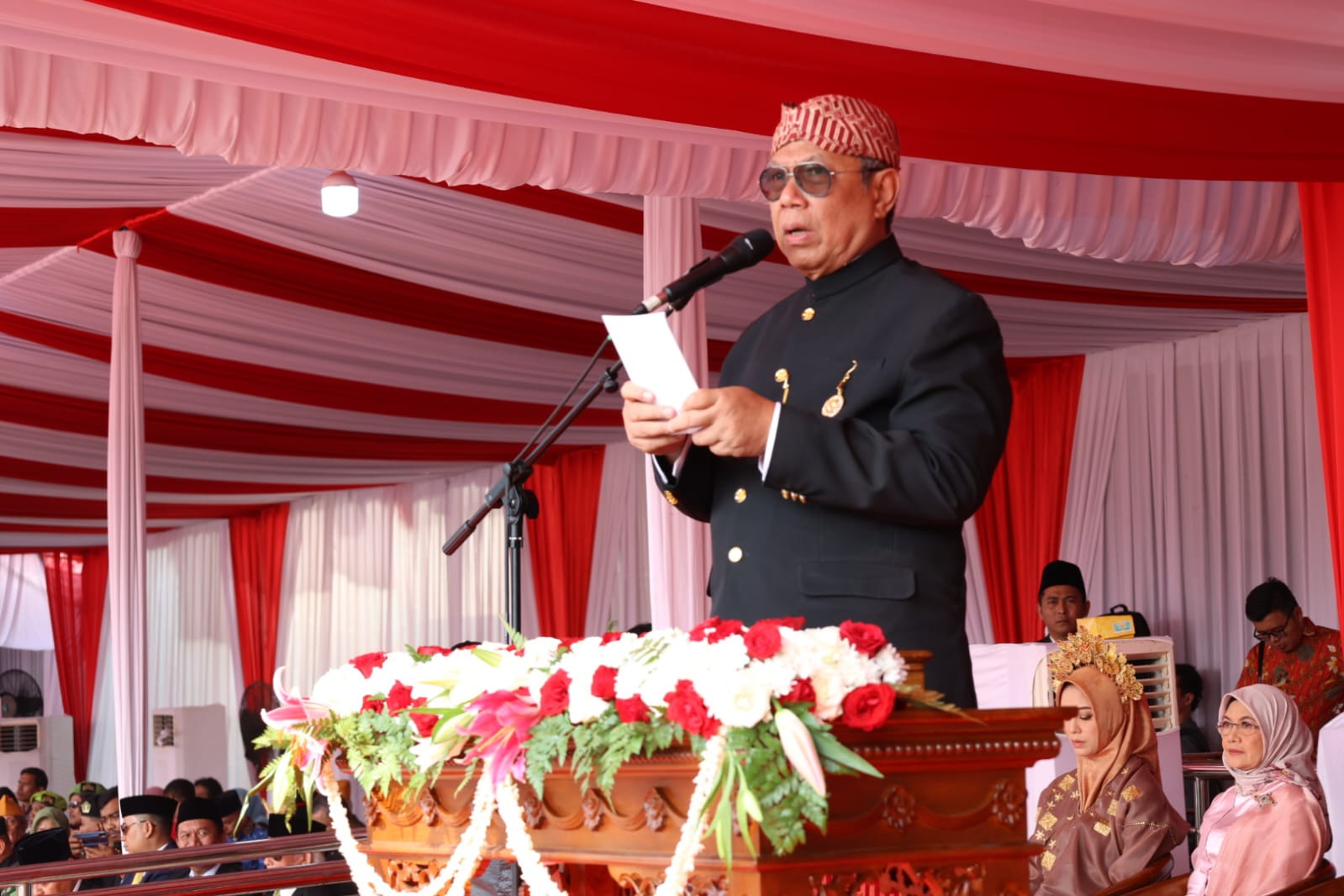 Upacara Peringatan Hari Proklamasi, Benyamin Berpesan Agar Generasi Penerus Mampu Warisi Tekad Pejuang Foto : Ist