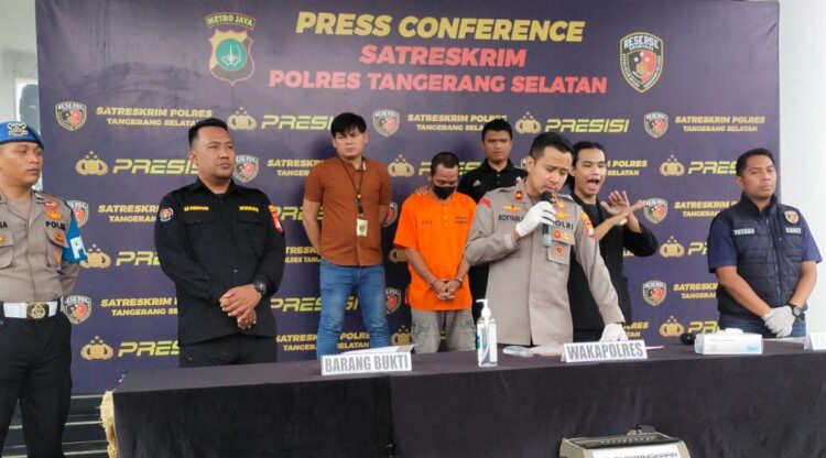 22 Motor Hasil Curian Diamankan Polres Tangsel Foto : Ist