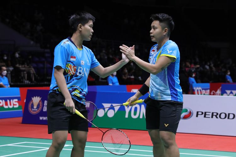 3 Wakil Indonesia Siap Persembahkan Gelar Juara Hong Kong Open 2023 Andalan ganda putri Indonesia Apri/Fadia. Foto : Ist