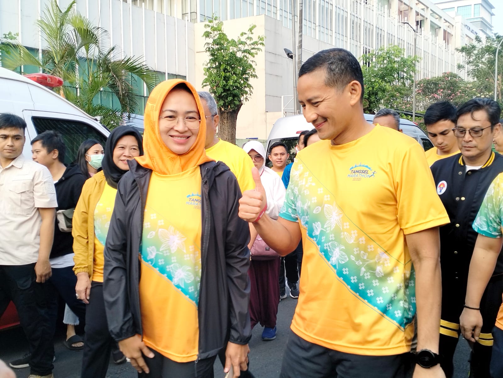 Airin Apresiasi Tangsel Marathon 2023 Ist.