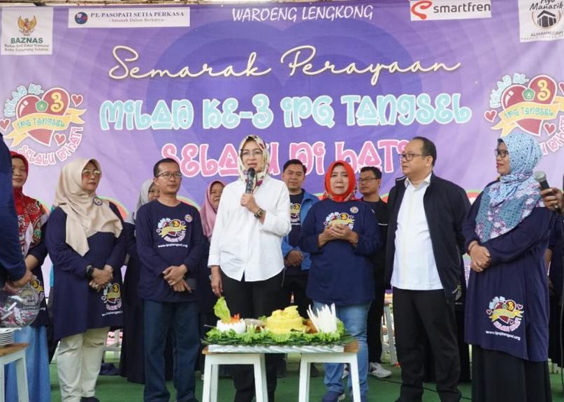 Airin : Pengajar dan Pendidik Al-Quran Punya Peran Penting Ciptakan Generasi Qur'ani Airin Rachmi Diany saat menghadiri milad ke 3 IPG Tangsel. Foto : Ist