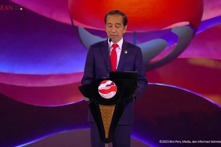 Apakah ASEAN Akan Terpecah Dan Tidak Bisa Bersatu? Ini Jawaban Jokowi Presiden Jokowi pada acara Pembukaan KTT ASEAN. Foto : Setpres
