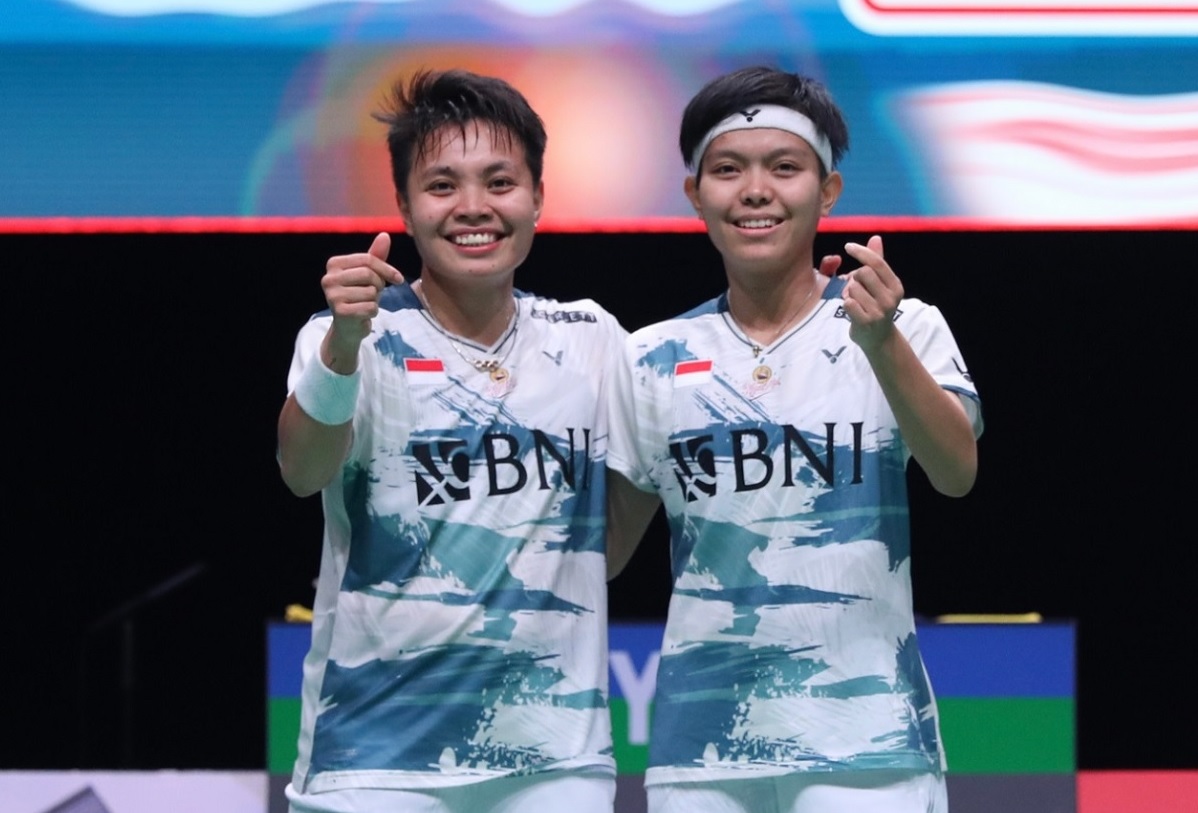 Apriyani/Fadia Melangkah ke Final Hong Kong Open 2023! Ganda putri andalan Indonesia Apri/Fadia. Foto : Ist
