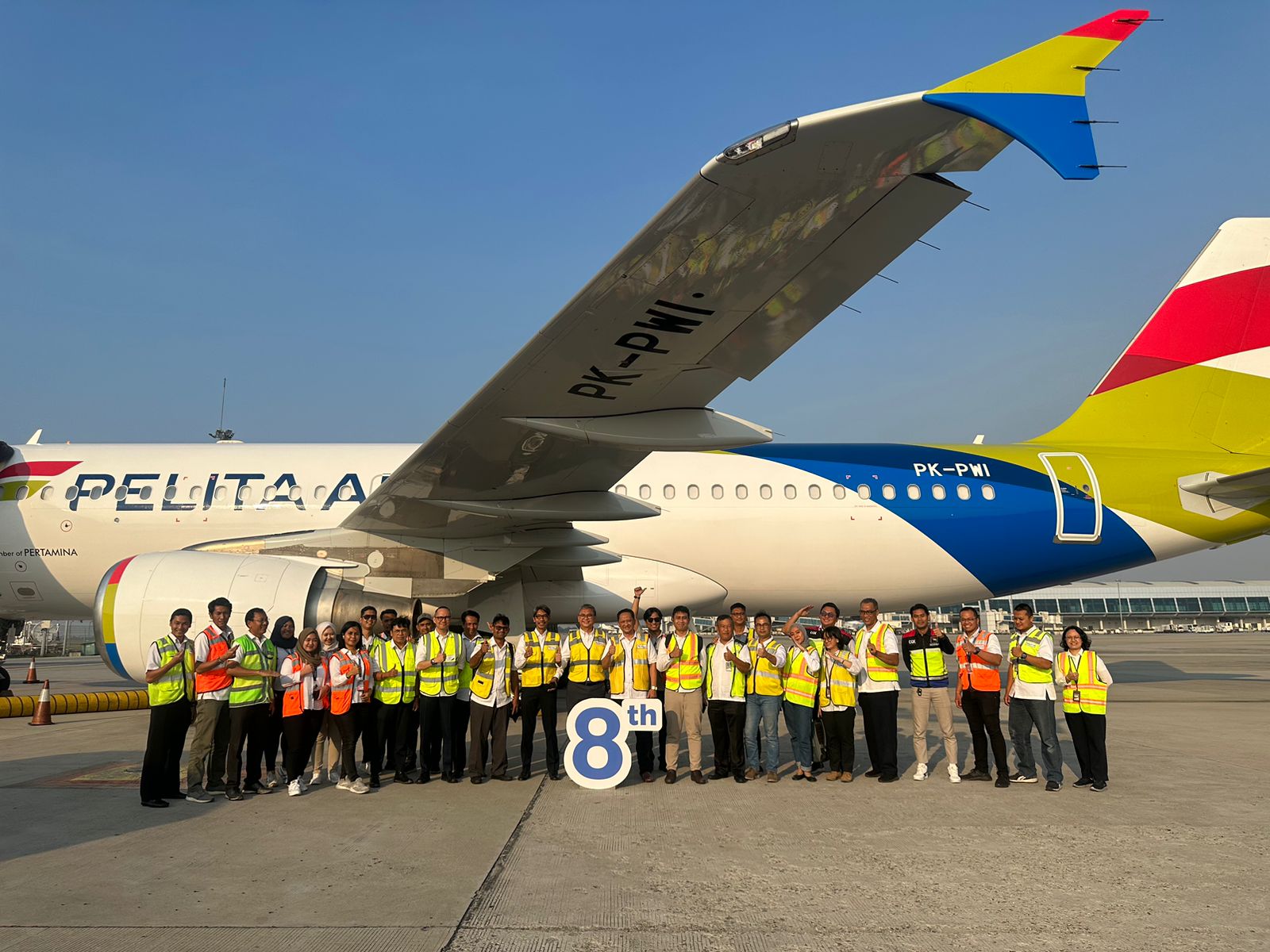 Armada ke 8 Pelita Air Siap Melayani Penumpang Armada ke 8 Pelita Air Siap Melayani Penumpang. (Ist)