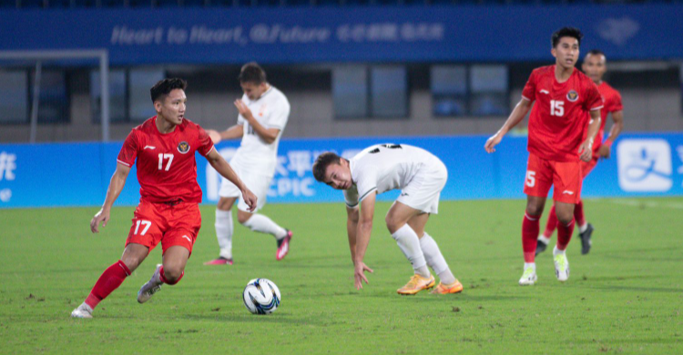 Asian Games 2023, Pasukan Indra Safri Hajar Kyrgyzstan 2-0 Foto ::Ist