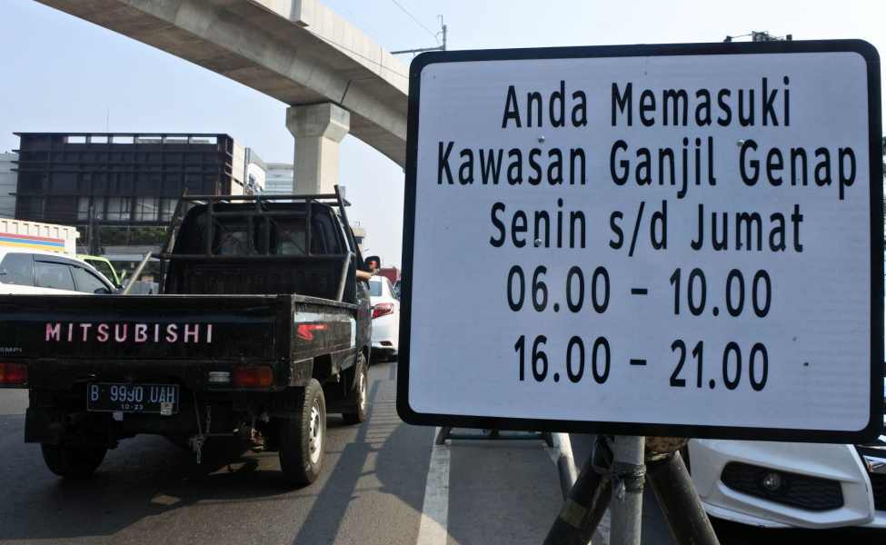 Atasi Polusi, Pemkot Buka Opsi Terapkan Ganjil Genap Kawasan Ganil Genap.