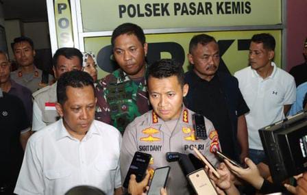 Bentrok di Pasar Kutabumi Tangerang, Polisi Tetapkan 3 Orang Tersangka Foto : Ist