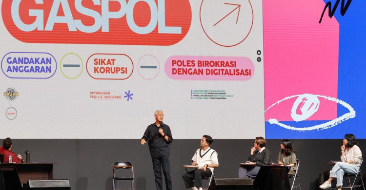 Bicara Di Ideafest Lead The Leap Foto : Ist