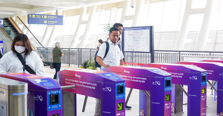 Bingung Cari Kantong Parkir Di Stasiun LRT Jabodebek? Cek Infonya Di Sini Foto : Ist