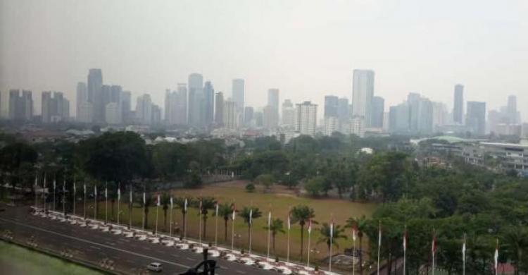 CFD Ditiadakan! Udara Jakarta Pagi Ini Tidak Sehat, Karawang Dan Sampit Ngeri Foto : Ist