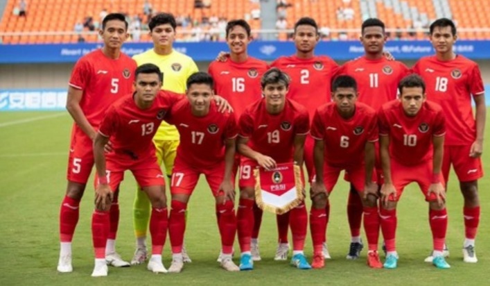 Dikalahkan 0-1 Korea Utara, Garuda Muda Melaju Babak 16 Besar Asian Games 2023 Foto : Ist