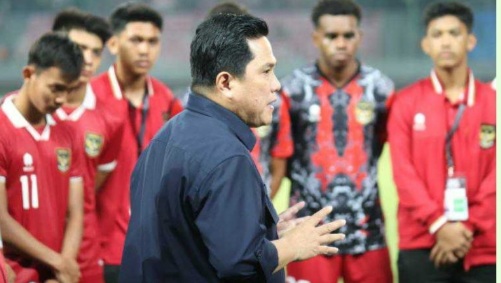 Erick: Selama Persiapan, Timnas U-17 Akan Bermarkas Di Jerman Foto : Ist