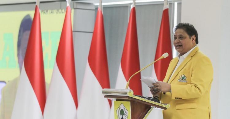 Golkar Tetap Jagokan Airlangga Untuk Dampingi Prabowo Sebagai Cawapres Foto : Ist