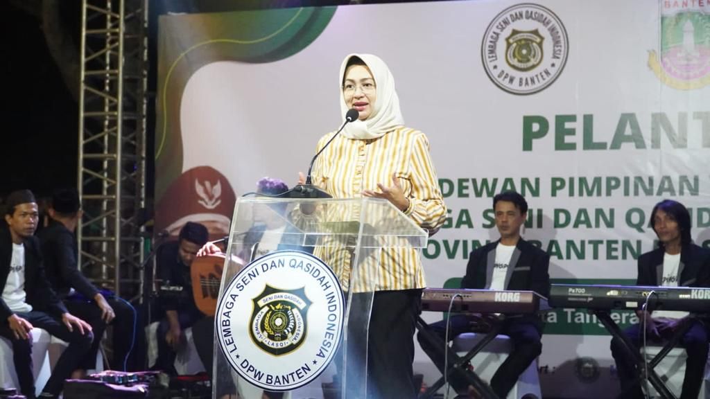 Hadiri Pelantikan DPW LASQI Banten, Airin Harap Jadi Syiar Islam Foto : Ist