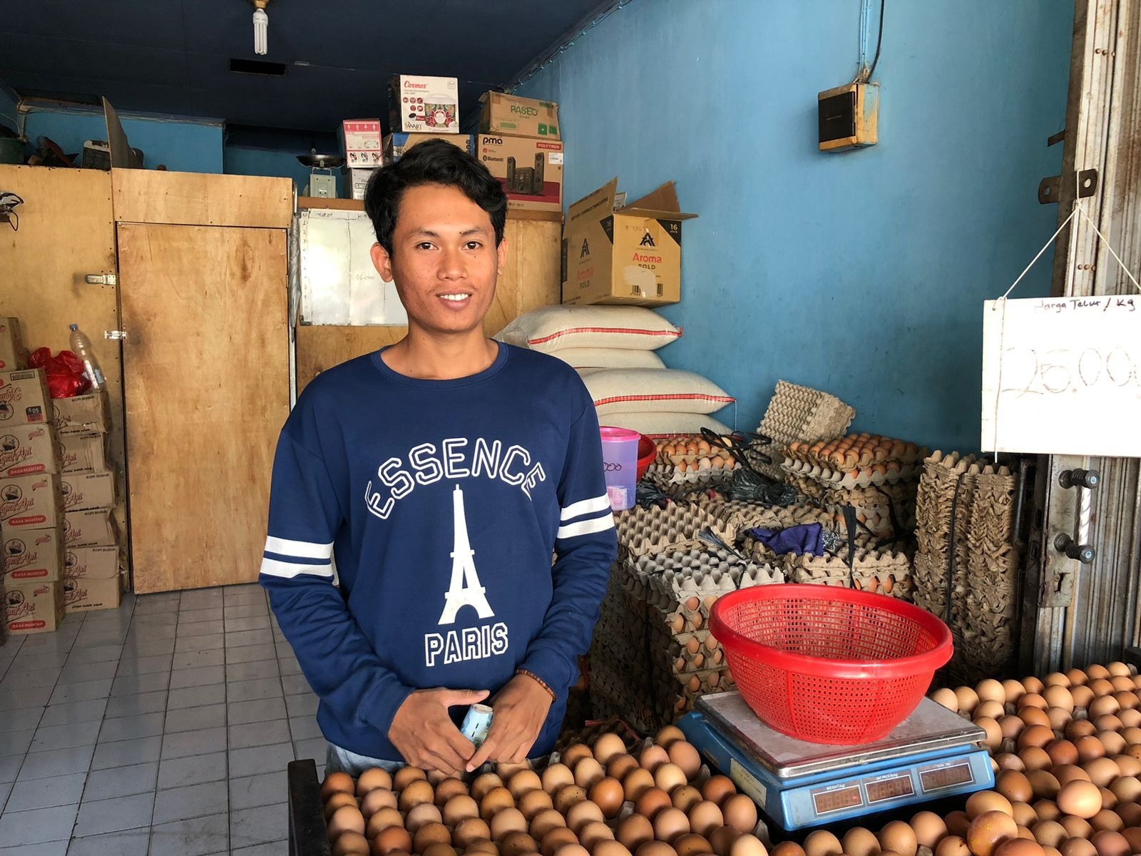 Harga Beras di Tangsel Belum Menunjukkan Penurunan Foto : Mg/Jay