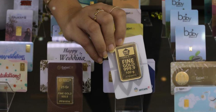 Harga Emas Pagi Ini Rp 1.053.000 Per Gram Foto : Ist