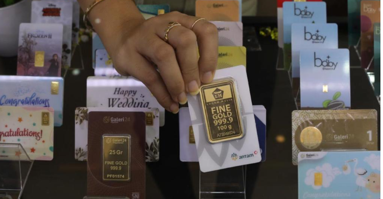Harga Emas Stagnan Di Rp 1.080.000 Per Gram Foto : Ist
