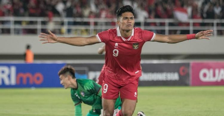 Indonesia Vs Uzbekistan, Pembuktian Sananta Foto : Ist