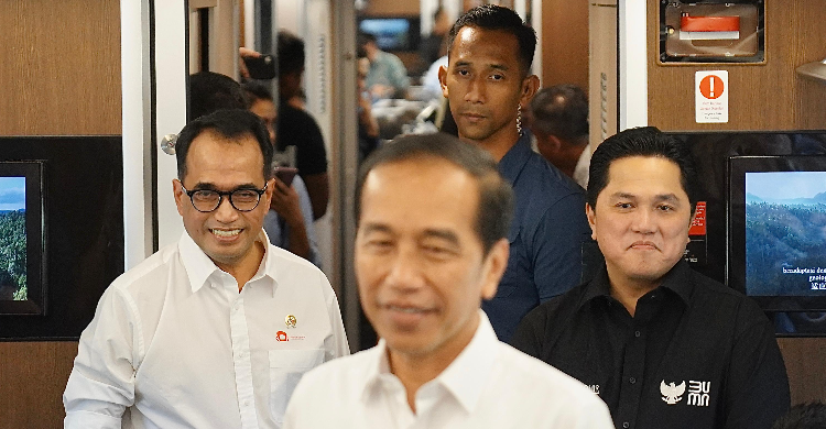 Jajal KA Cepat Bareng Jokowi Foto : Setpres